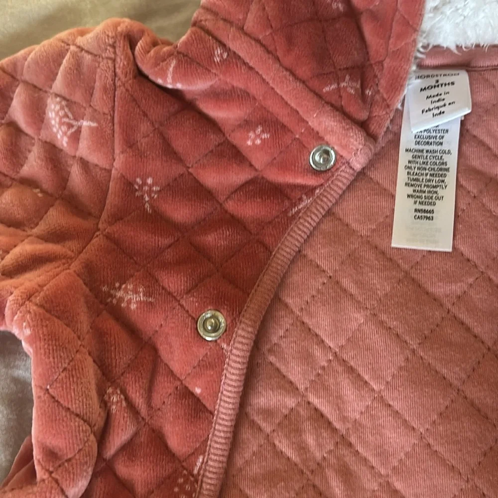Nordstrom NWT Quilted Pink Desert Dottie - 3M